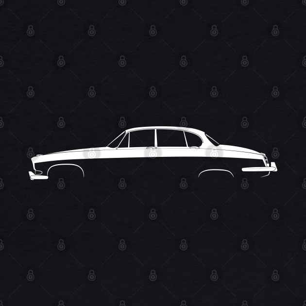 Jaguar Mark X Silhouette by Car-Silhouettes